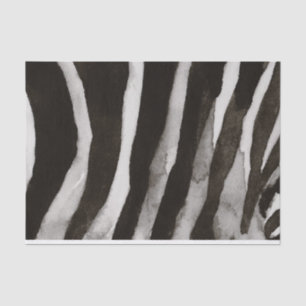 African Safari Painted Zebra Stripes Tissue Paper