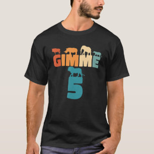 African Safari Trip Wildlife Vacation The Big Five T-Shirt