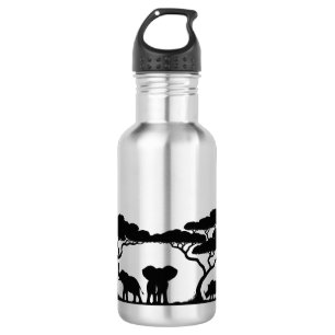 African Safari Wildlife Stainless Steel Water Bott 532 Ml Water Bottle