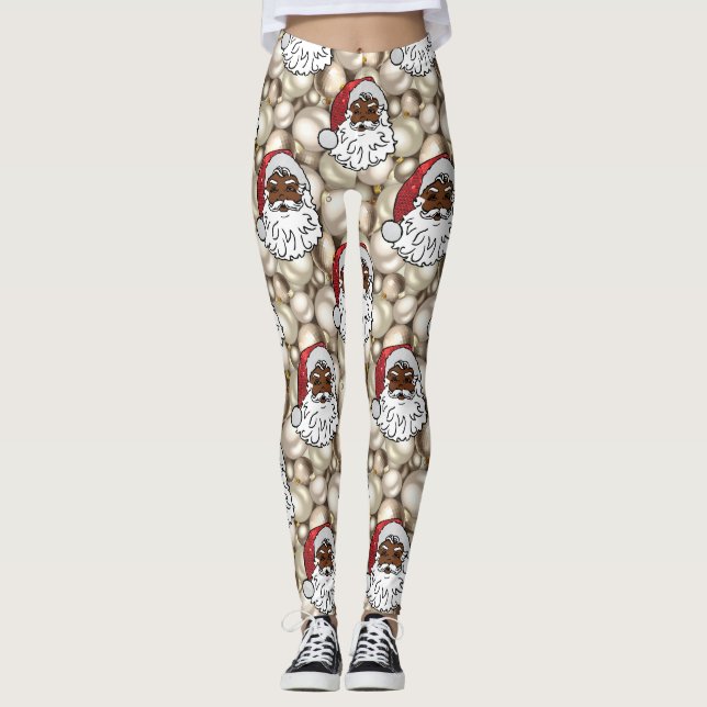 african santa claus leggings (Front)