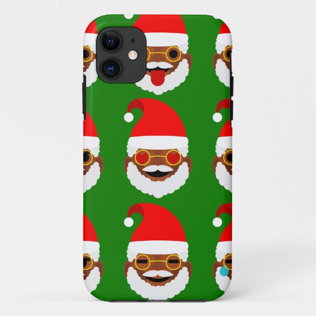 african santa emoji emoticons Case-Mate iPhone case (Back)