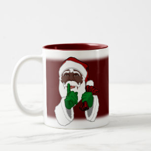 African Santa Mugs Custom Black Santa Cup