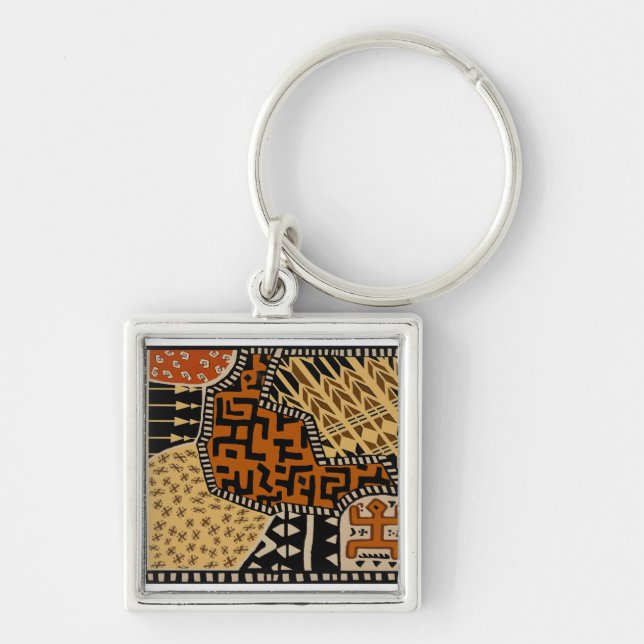 African Shaman Earth Spirits Keychain (Front)