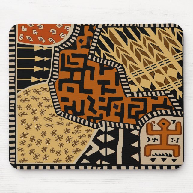 African Shaman Earth Spirits Mouse Pad (Front)