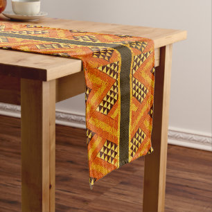 African  short table runner