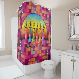 African Shower Curtain