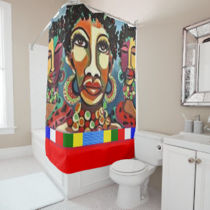 African Shower Curtain