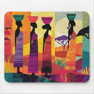African Sisters Mouse Pad