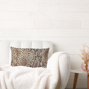 African Snake Skin Lumbar Pillow