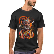 African Spiritual Elder Portrait Art | Ancestral