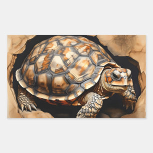 African Spurred tortoise Sticker