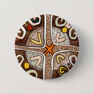 African Style Button