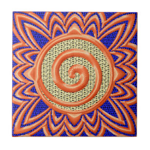 African Style Ceramic Tile