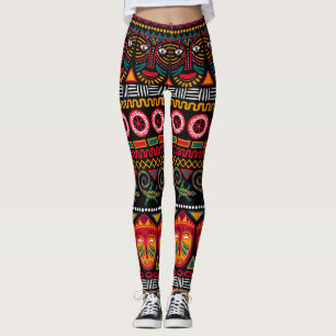 African Style: Decorative Pattern Delight. Leggings