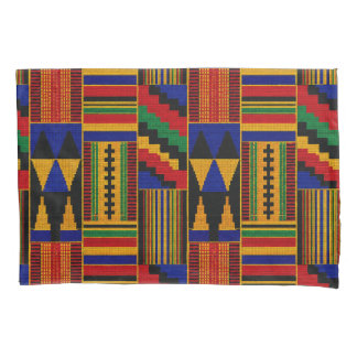 African Style Kente Cloth Pattern Pillowcase