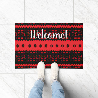 African Style Pattern Personalized Doormat