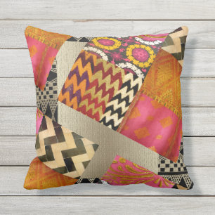 African Summer Jazz Outdoor Pillow