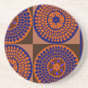African Sunflower Basket Coaster