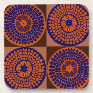 African Sunflower Basket Coaster