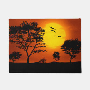 African Sunset Doormat