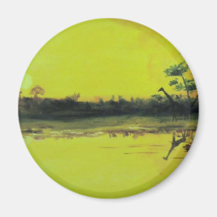 African Sunset Magnet