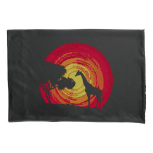African sunset pillowcase