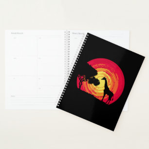 African sunset planner