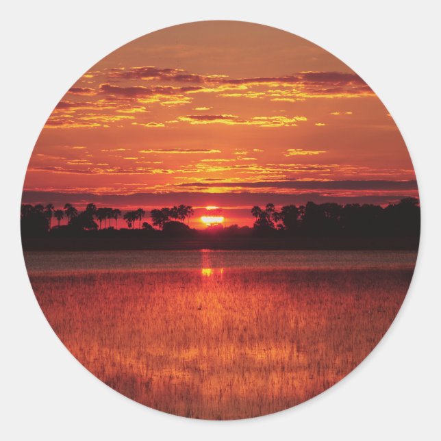 African sunset stickers (Front)
