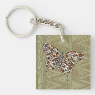 African Swallowtail Acrylic Keychain