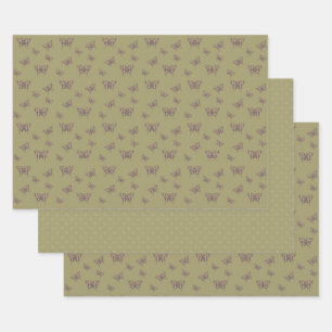 African Swallowtail Wrapping Paper Set