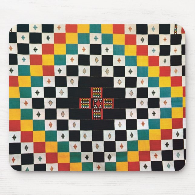 African Textile Design Mouse Pad (Front)