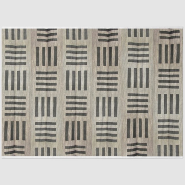 African Textile Furniture Decoupage Paper (Front)