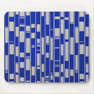 African Textile Inspired Abstract - V2 Mouse Pad