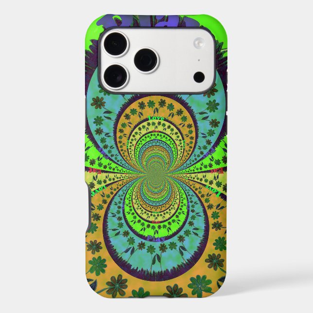 African Traditional Colours Kaleidoscope Floral Ar (Back)