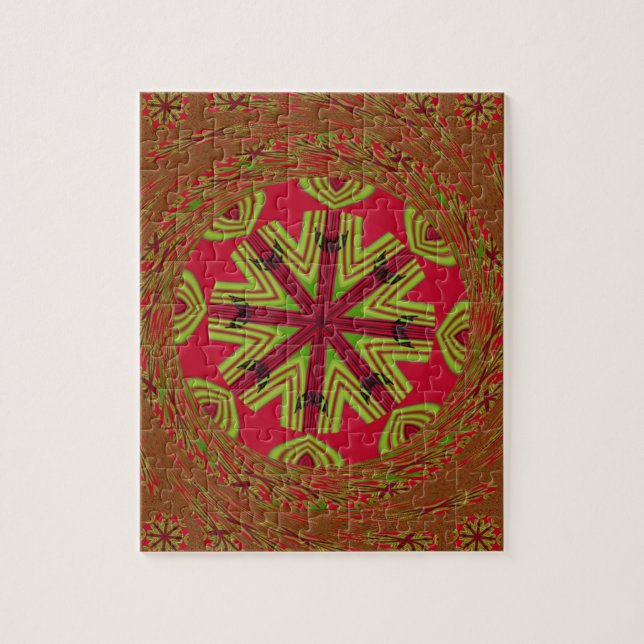African Traditional Design Jigsaw Puzzle (Vertical)