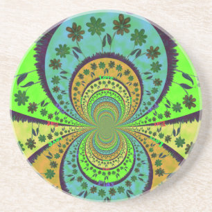 African Traditional Hakuna Matata Colors.png Coaster