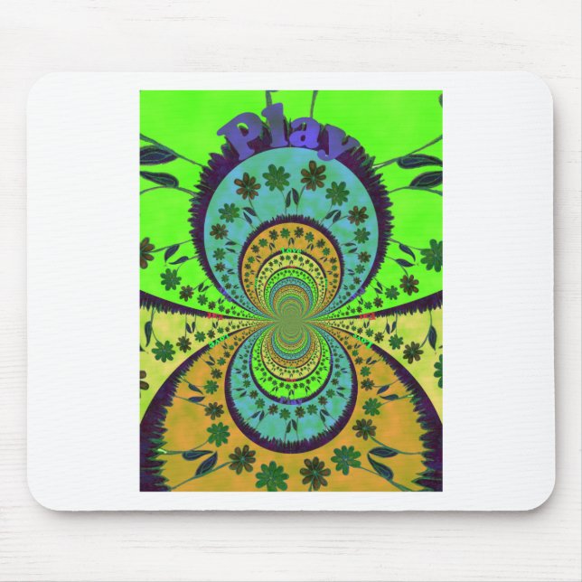 African Traditional Hakuna Matata Colors.png Mouse Pad (Front)