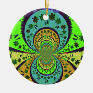 African Traditional Hakuna Matata Colours.png Ceramic Ornament