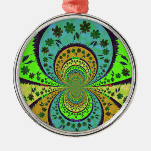 African Traditional Hakuna Matata Colours.png Metal Ornament