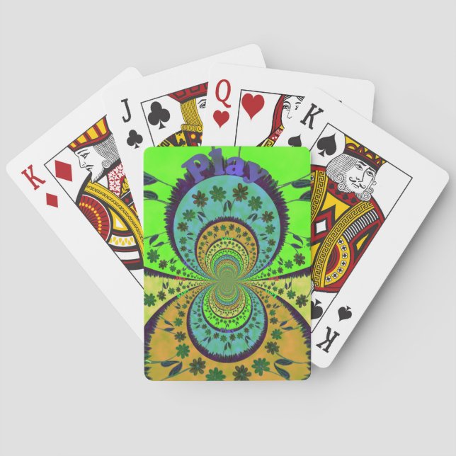 African Traditional Hakuna Matata Colours.png Playing Cards (Back)