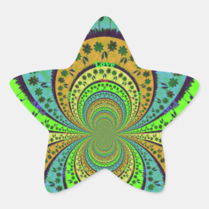 African Traditional Hakuna Matata Colours.png Star Sticker