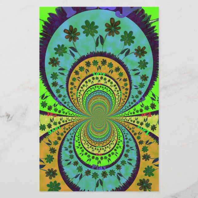 African Traditional Hakuna Matata Colours.png Stationery (Front)