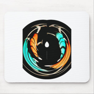 African Traditional Pattern Art Print Mouse Pad