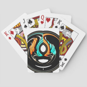 African Traditional Pattern Art Print Playing Cards