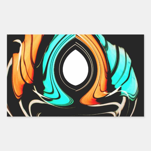African Traditional Pattern Art Print Sticker (Front)