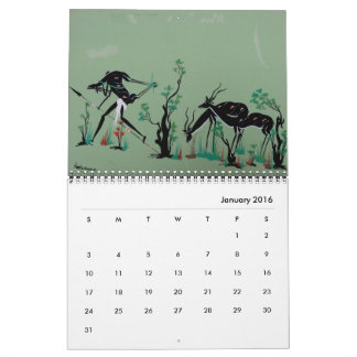 African Tribal Art Calendar
