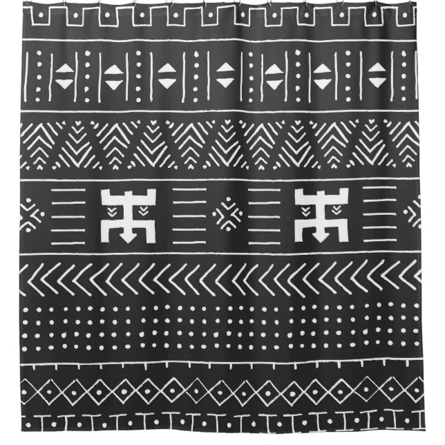African Tribal Art: Geometric Black & White (Front)