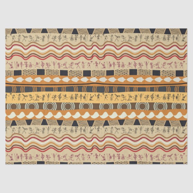 AFRICAN TRIBAL ART TISSUE PAPER (Front)