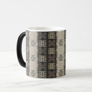 african tribal ethnic pattern. Adinkra simbols. Magic Mug