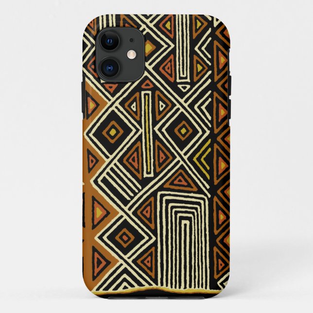 African Tribal Kuba Design Case-Mate iPhone Case (Back)